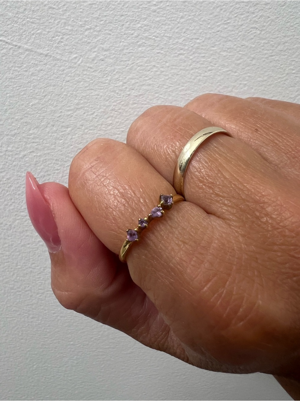 18k Gold Vermeil Amethyst Ring – Elegant & Timeless 💜